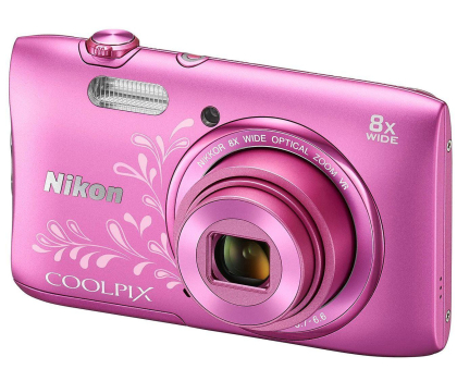 Aparat Nikon COOLPIX S3600 PINK ORNAMENT